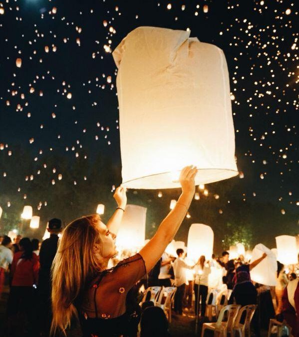 festival delle lanterne in Thailandia