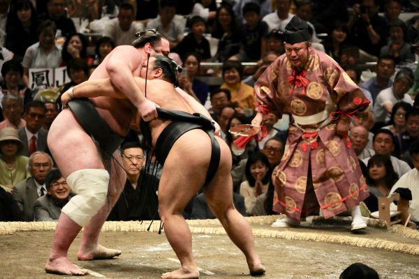 incontro di sumo Tokyo