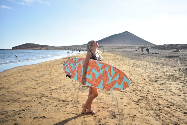 lezione di surf a Tenerife