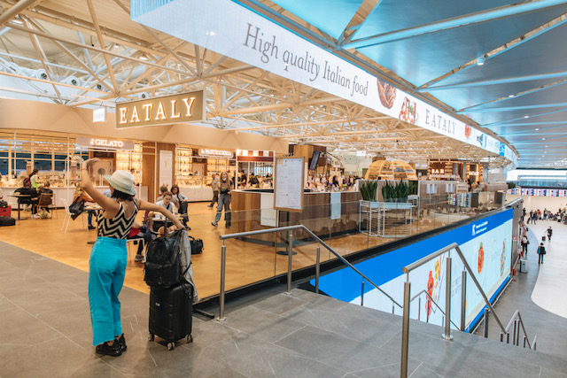 Il primo punto vendita Eataly in aeroporto inaugura a Roma Fiumicino