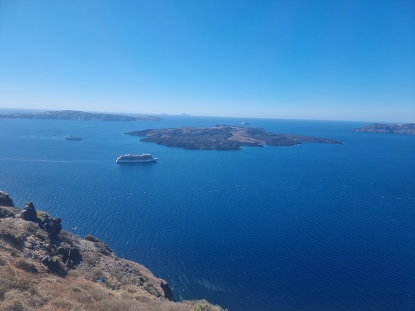 crociera isole vulcaniche santorini