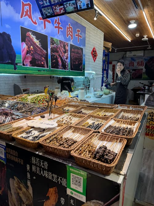 street food Cina Zhujiajiao